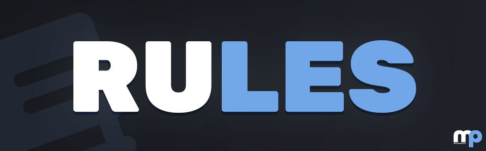 Rules banner